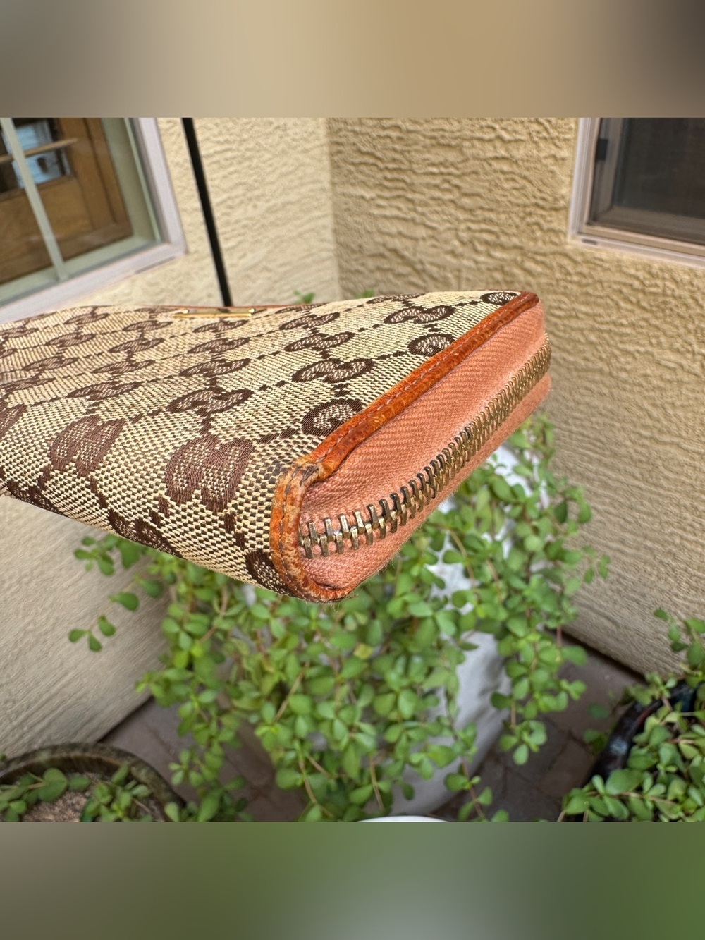 SOLD Gucci GG Canvas Long Zippy Wallet - Picture 13 of 15